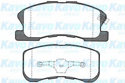 KAVO PARTS bp1510 -  Комплект тормозных колодок, дисковый тормоз